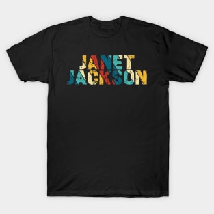 Retro Color - Janet jackson T-Shirt